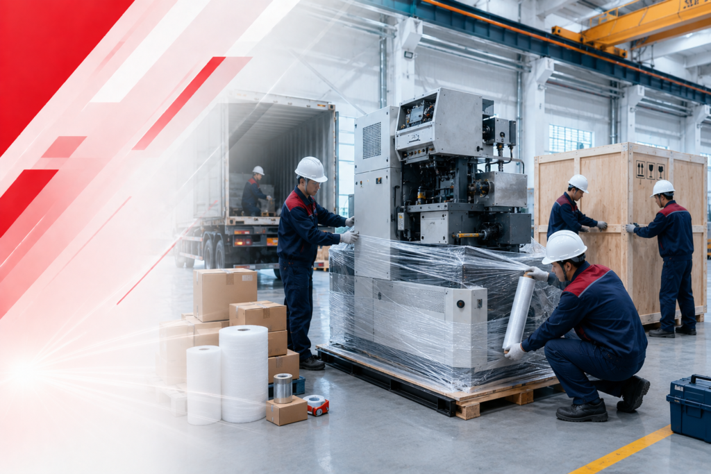 ĐÓNG GÓI DI DỜI LẮP ĐẶT MÁY MÓC